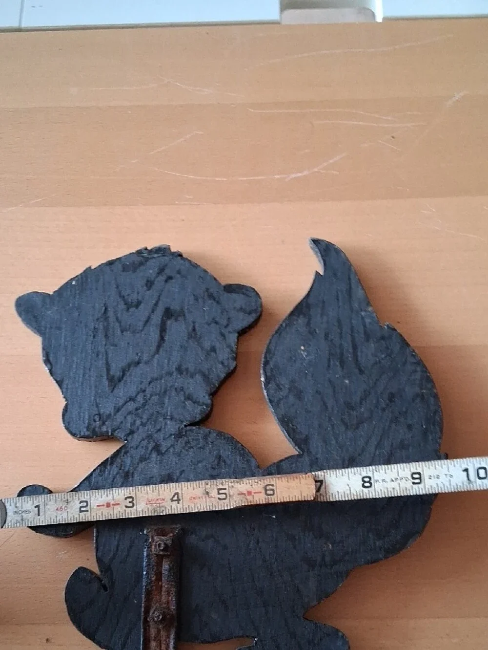 Hand-Painted Black & White Wooden Animal Décor Set